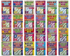 Kappa Large Print Great Big Crosswords Puzzle Books, 24 Different Volumes U-PICK