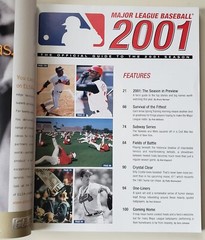 2001 MLB Official Guide To The 2001 Baseball Season Program 240 Pages MINT/NEW