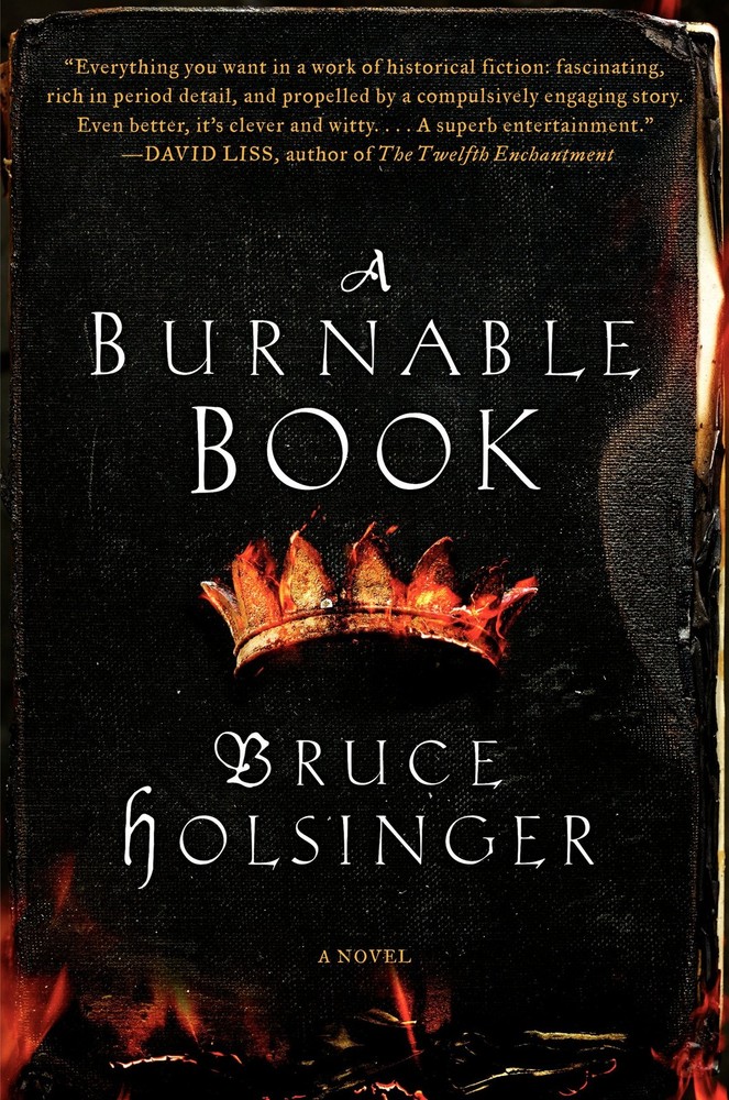 A Burnable Book: A Novel – hardcover Holsinger, Bruce