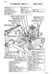 YANMAR ViO75 Excavator Parts Catalog Manual – BOUND – COVERS – XL FOLDOUT PAGES