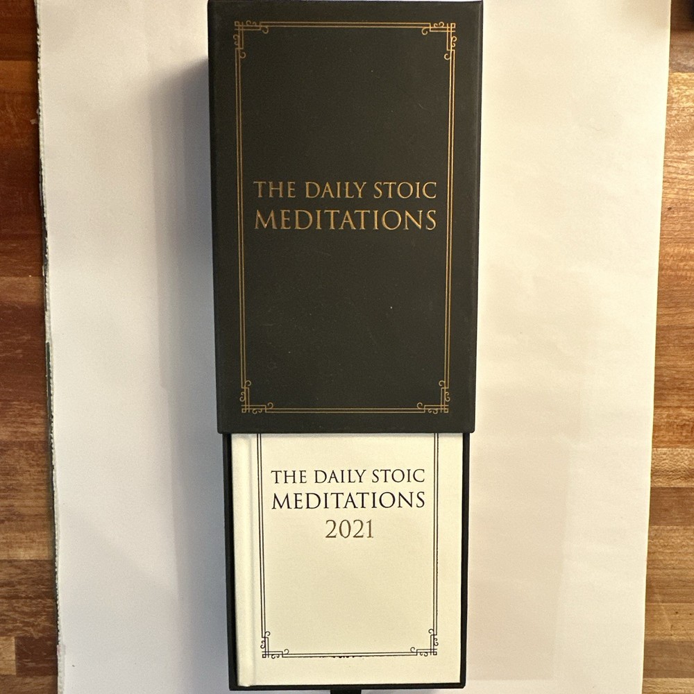 The Daily Stoic Meditations 2021 Hardcover Book w/ Slipcase (English) – RARE!