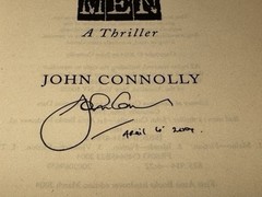JOHN CONNOLLY signed & dated BAD MEN 2004 HC DJ 1st Edition Mylar EX+