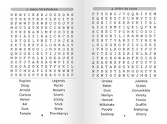 Golden Word Search Puzzles Large Print Nostalgic Theme 88-puzzles