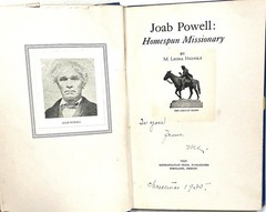 Joab Powell: Homespun Missionary by M. Leona Nichols HC 1935