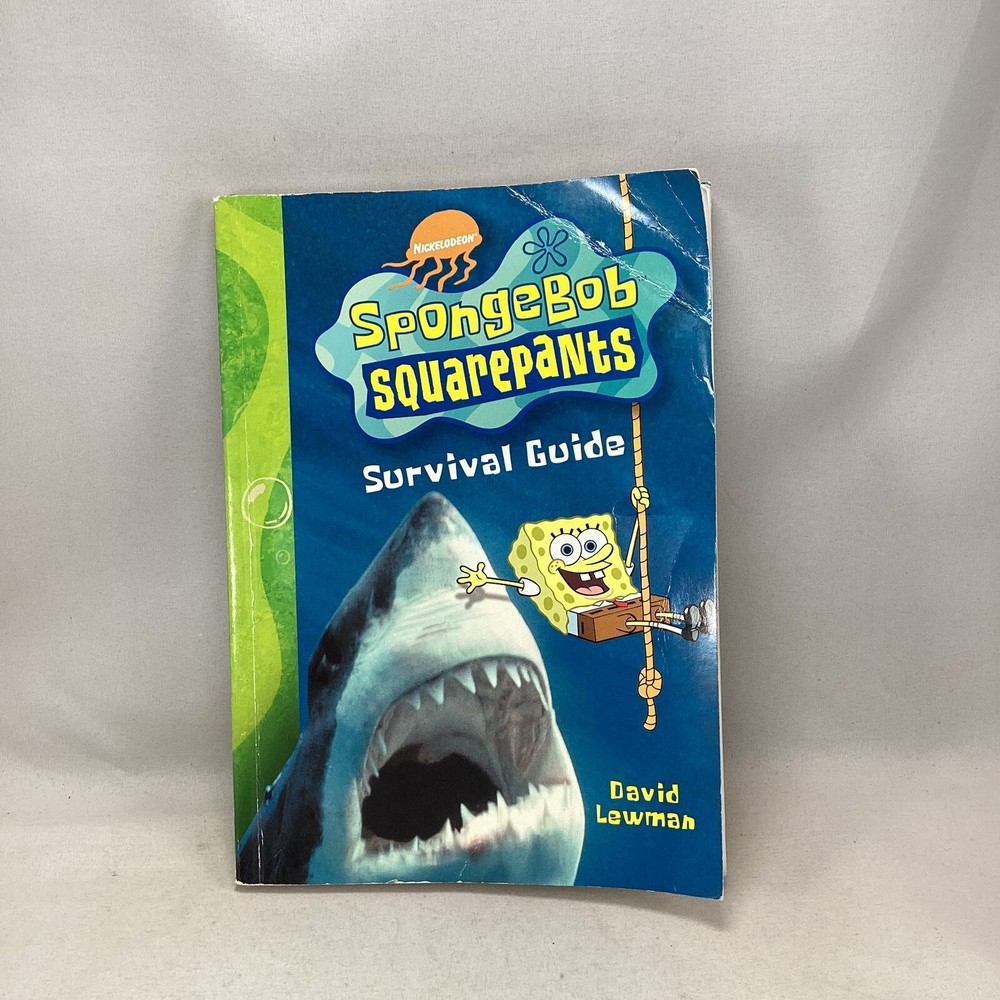 SpongeBob SquarePants Survival Guide! VTG 2002 Novel By David Lewman