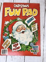 Vintage 1960s / 70s Christmas Coloring Activity Books Lot of 7 Partial Used