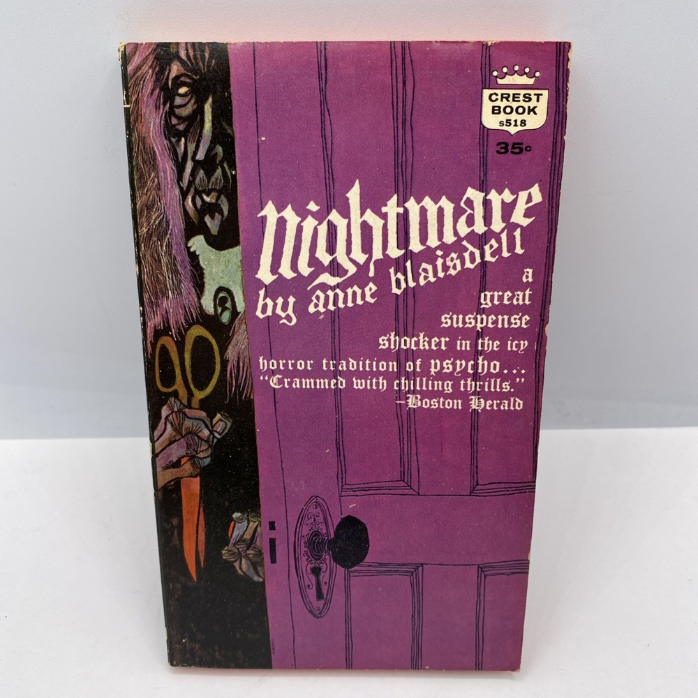 NIGHTMARE by ANNIE BLAISDELL CREST BOOK # s 518 1961 FIRST CREST PRINTING S518
