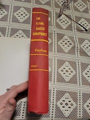 The Flying Saucer Conspiracy Major Donald E. Keyhole 1955 2nd Ed Occult UFO Vtg
