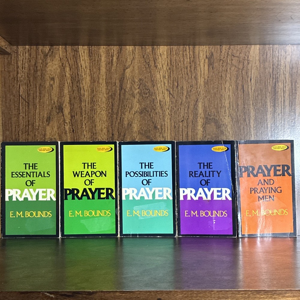 E.M. Bounds Books on Prayer PB Lot of 5 – Baker Book House Direction Books