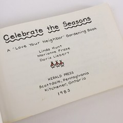 Vintage Celebrate the Seasons Children’s Gardening Book Herald Press Spring