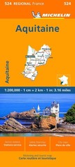 Aquitaine – Michelin Regional Map 524 by Michelin Folded Book