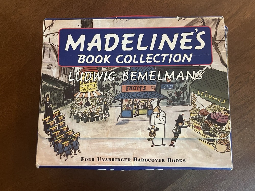 Madeline’s Book Collection Gift Set Ludwig Bemelmans 4 Hardcover Books + Case VG