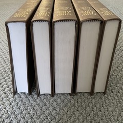 Thru the Bible J Vernon McGee Set Vol 1, 2, 3, 4, 6 1981 Hardcover Commentary