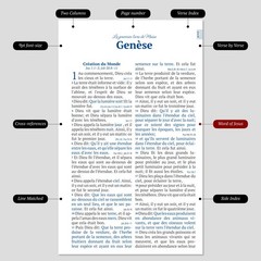 Louis Segond French Bible Large Print – LSG Sainte Bible Noir en Français by SP