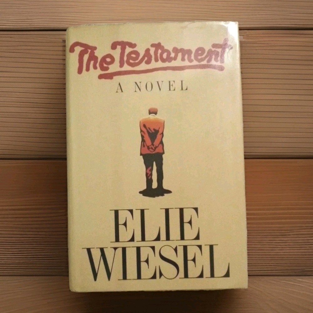 The Testament by Elie Wiesel Vintage 1981 HCDJ 1st Amer. Ed 1st Printing