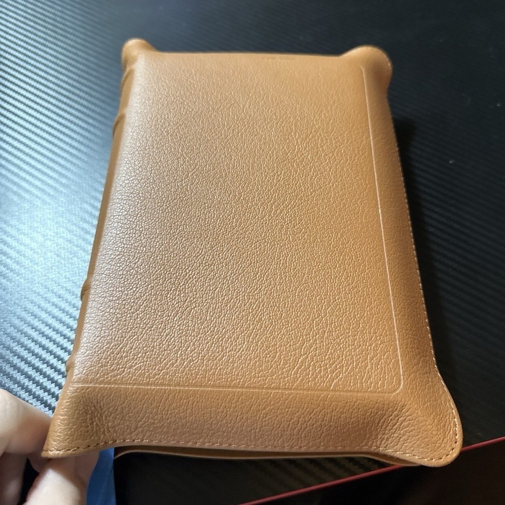 The Word of God Brown Leather Bound Illustrated Hardcover Bible