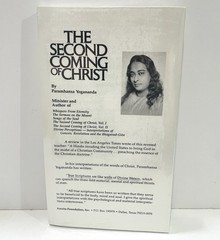 The Second Coming of Christ Volume III by Paramhansa Yogananda paperback NEW