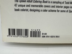 Spawn Adult Coloring Book by Todd McFarlane Image Comics 2016 *READ*