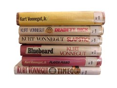 Kurt Vonnegut Lot Of 6 Hardcover Books Ex-Library Classic Literary SciFi