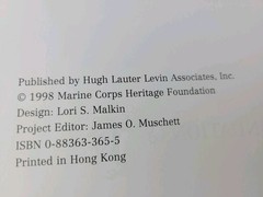 THE MARINES Marine Corps Heritage Foundation ILLUSTRATED BOOK 1998 LARGE