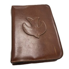 Rare Moody Press Ryrie Study Bible 1978 NASB 1976 Leather Zipper Cover Like New