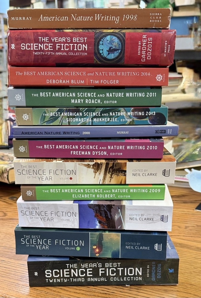 American Science Science Fiction & Nature Writing book lot of 12