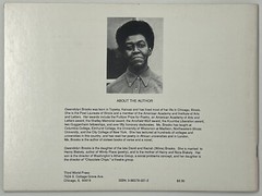 VTG POETRY: SIGNED The Tiger Who Wore White Gloves by Gwendolyn Brooks – 1974 PB