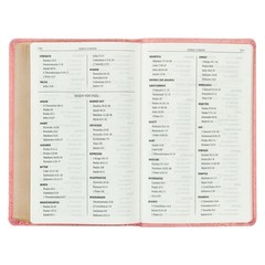 KJV Pink Faux Leather Holy Bible Gift Edition – Blossom Floral, Christmas Gift**