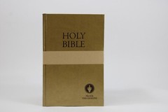 Holy Bible ESV Placed Gideons English Standard Version Hardcover 2013 Gold New