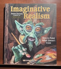 James Gurney Signed Imaginative Realism w/ Original Creature Drawing Fantasy Art