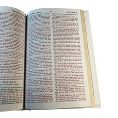 Holy Bible Comfort Edition King James Version White Hardcover KJV