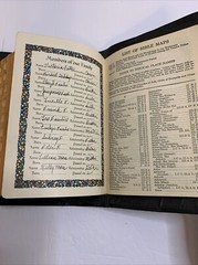 The Holy Bible 1950 Golden Book Edition Thumb Leather Binding KJV USA
