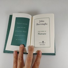 The Gospel of Nature by John Burroughs 2015 Applewood Books HC
