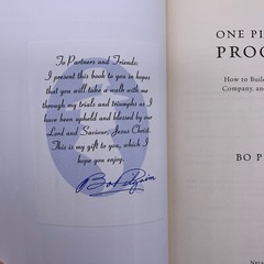 One Pilgrim’s Progress: Signed by Bo Pilgrim