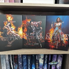 Signed Rina Kent Deception Trilogy Mystic Box Hardcover Set Rina Kent