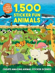 1,500 Sticker Fun Animals – paperback George, Joshua|Graham, Oakley|Mayes, S…