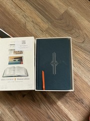 Filament Bible NLT 2-in-1 Print & Digital Bible Book Blue