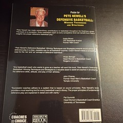 Pete Newell Defensive and post play Coaching Book Coaches Choice 2000 PB