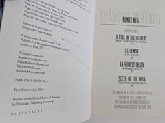 SIGNED Brandon Sanderson/Dan Wells | Shadows Beneath | Writing Excuses | 1st/1st