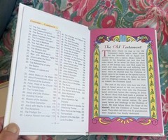 CATHOLIC PICTURE BIBLE – WHITE LEATHER, GILDED PAGE EDGES