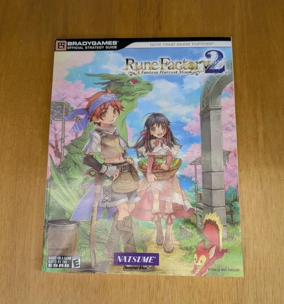 Rune Factory 2 A Fantasy Harvest Moon Bradygames Official Strategy Game Guide DS