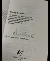 KISSING COUSINS U.S. Navy Wooden Minesweepers and Variants SIGNED by author