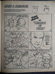 The Six Million Dollar Man Activity Book, Poster, Puzzles, 3D Plaque, Games