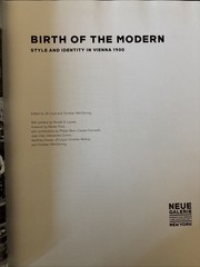 Birth of the Modern Style and Identity Vienna 1900 Christian Witt-Dörring Neue