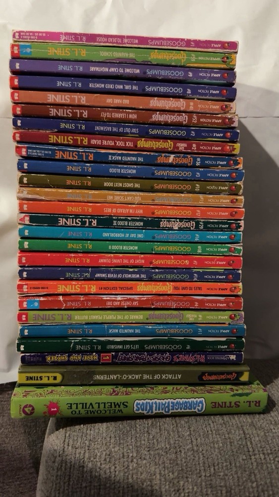 R.L. Stine Goosebumps Book 1st Edition Lot Of 26
