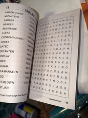 KAPPA Word-Find Pocket Puzzle Volume 192 Pages 130 W/ 58 Puzzles Large Print NEW