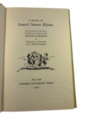 Scottish Nursery Rhymes Montgomerie 1965 Oxford University Press Children’s