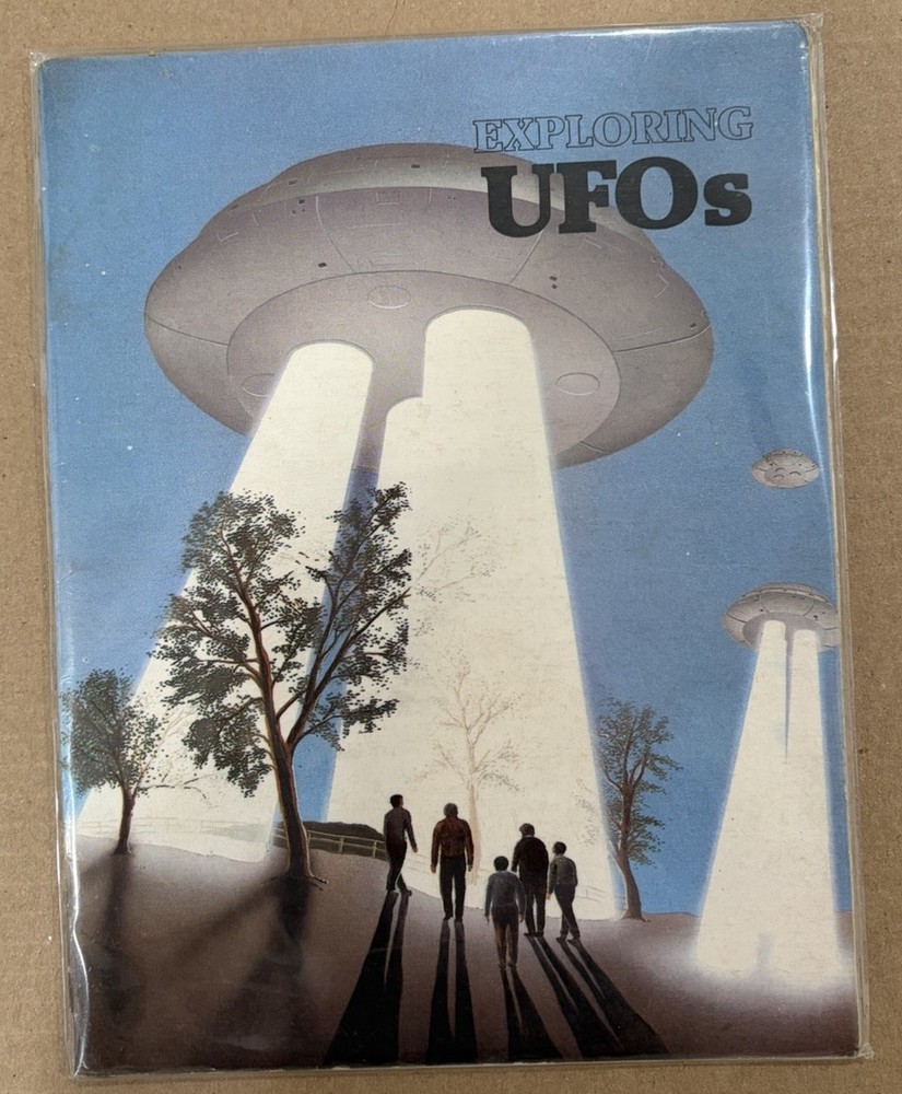 Exploring UFOs Vintage 1970s Aliens Odd Softcover Book Jonathan Rutland Look!!!