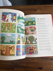 Vintage 1972 MCM Childcraft Poems and Rhymes Illustrated Hardcover Poetry Book