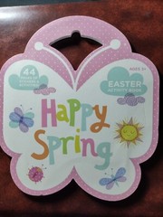 Happy Spring Easter Activity Book – 44 Pages Stickers and Activities